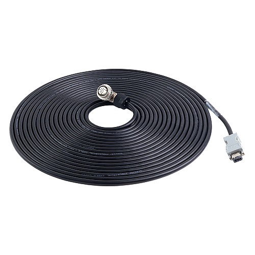 A6 ve A6H Serisi 17 bit servo motor için 10m(393,7") motor ve enkoder kablosu konnektör takımı - A6-10M-10E-B | StepperOnline