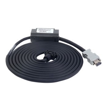 A6 Serisi 17-bit Servo Motor için Pil Kutulu 3m (118,11") Kodlayıcı Kablosu