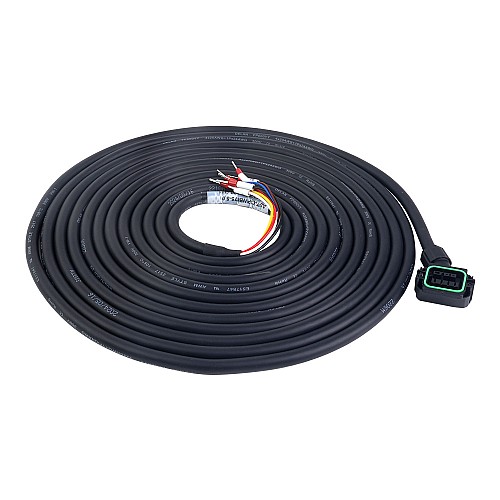 A6 Serisi 17-bit Servo Motor ve Fren için Konnektörlü 5m (196,85") Motor Kablosu