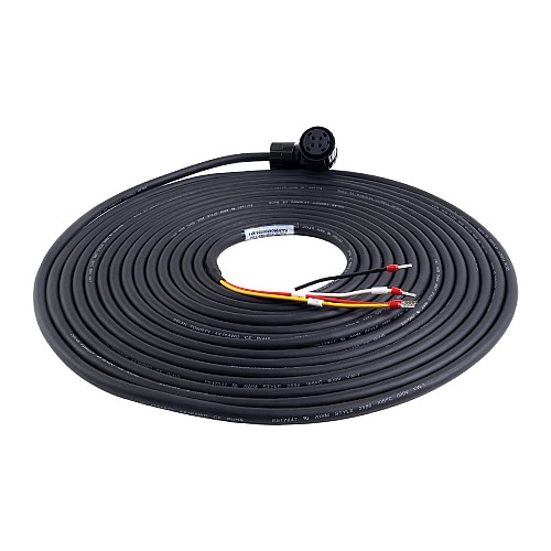 A6 ve A6H Serisi 17 bit servo motor için 10m(393,7") motor ve enkoder kablosu konnektör takımı - A6-10M-10E-B | StepperOnline