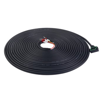 A6 Serisi 17-bit Servo Motor için Konnektörlü 10 m (393,7") Motor Kablosu
