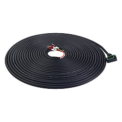 A6 Serisi 17-bit Servo Motor için Konnektörlü 10 m (393,7") Motor Kablosu