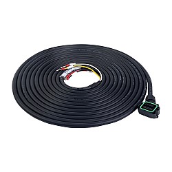 A6 Serisi 17-bit Servo Motor için Konnektörlü 5 m (196,85") Motor Kablosu