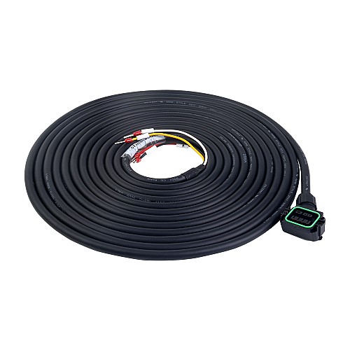 A6 Serisi 17-bit Servo Motor için Konnektörlü 5 m (196,85") Motor Kablosu