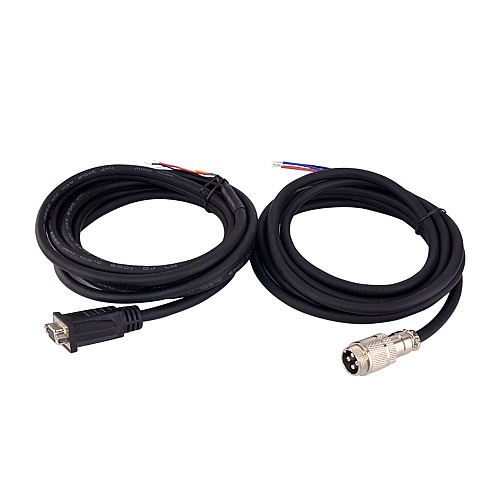 Nema 23 ve 24 Kapalı Döngü Adım Motorları için 2,7 m (106 inç) AWG20 Motor ve Kodlayıcı Uzatma Kablosu Seti