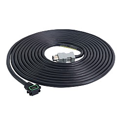 T6 Serisi 23-bit Servo Motor için Konnektörlü 5 m (196,85") Kodlayıcı Uzatma Kablosu