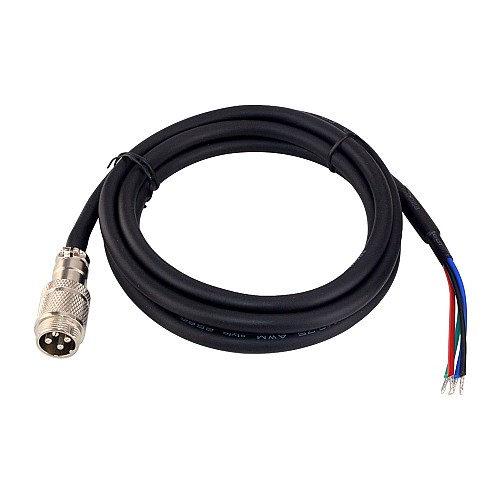 Nema 34 Kapalı Döngü Adım Motorları için GX16 Havacılık Konnektörlü 1,7 m (67 inç) AWG18 Motor Uzatma Kablosu