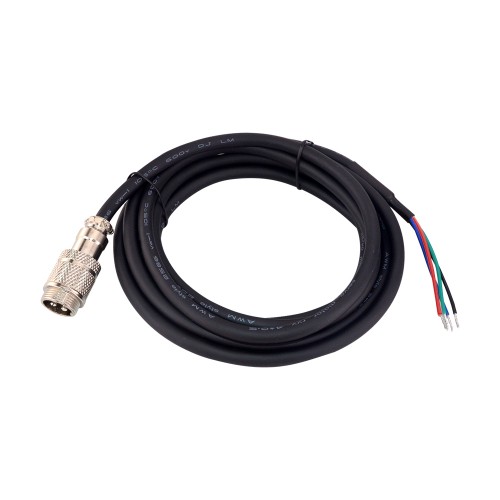 Nema 23 ve 24 Kapalı Döngü Adım Motorları için GX16 Havacılık Konnektörlü 2,7 m (106") AWG20 Motor Uzatma Kablosu