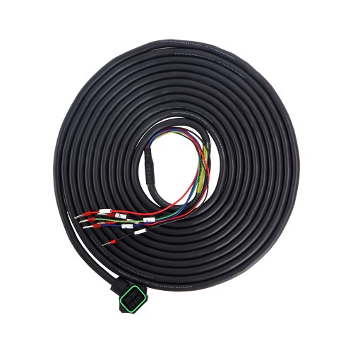T6 Serisi 23-bit Servo Motor (Frenli) için Konnektörlü 5 m (196,85") 6-PİN Motor Uzatma Kablosu
