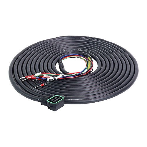 T6 Serisi 23-bit Servo Motor (Frenli) için Konnektörlü 5 m (196,85") 6-PİN Motor Uzatma Kablosu