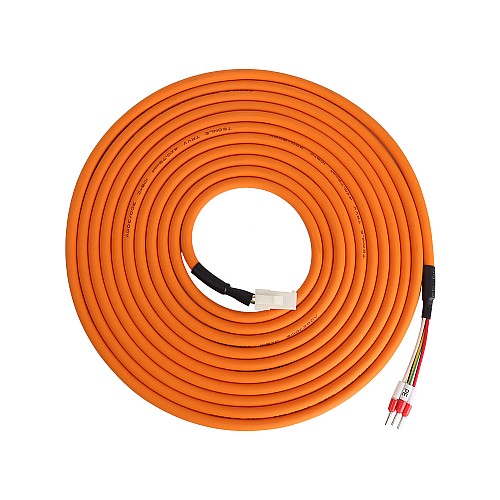 E6 Serisi Servo Motor için 5 m (196,85 inç) 4-PİN Motor Uzatma Kablosu