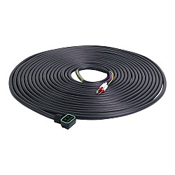 T6 Serisi 23-bit Servo Motor için Konnektörlü 10 m (393,7 inç) 4-PİN Motor Uzatma Kablosu