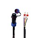 T6 Serisi 17-bit Servo Motor için IP65 Havacılık Konnektörlü 3 m (118,11 inç) 4-PIN Motor Uzatma Kablosu T6 Serisi 17-bit Servo Motor için IP65 Havacılık Konnektörlü 3 m (118,11 inç) 4-PIN Motor Uzatma Kablosu