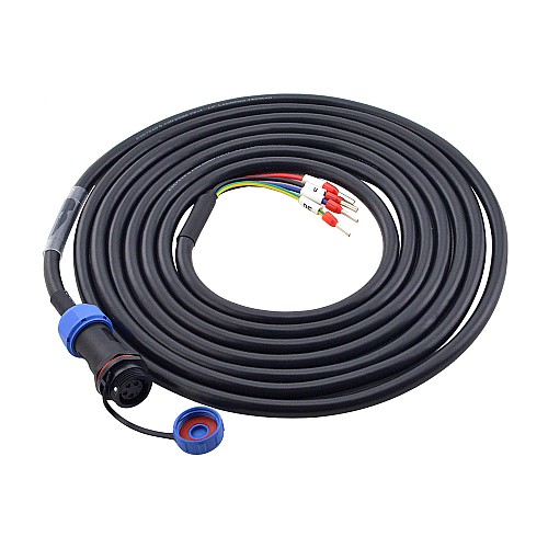 T6 Serisi 17-bit Servo Motor için IP65 Havacılık Konnektörlü 3 m (118,11 inç) 4-PIN Motor Uzatma Kablosu T6 Serisi 17-bit Servo Motor için IP65 Havacılık Konnektörlü 3 m (118,11 inç) 4-PIN Motor Uzatma Kablosu