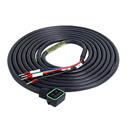 T6 Serisi 23-bit Servo Motor için Konnektörlü 3m (118,11") 4-PİN Motor Uzatma Kablosu