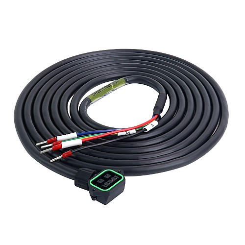 T6 Serisi 23-bit Servo Motor için Konnektörlü 3m (118,11") 4-PİN Motor Uzatma Kablosu