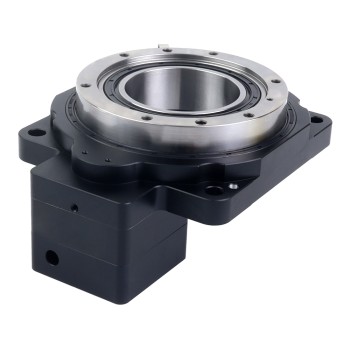 130 mm İçi Boş Döner Aktüatör Platformu Dişli Oranı 10:1 Boşluk 3 ark-min Nema 23 Adım Motoru için