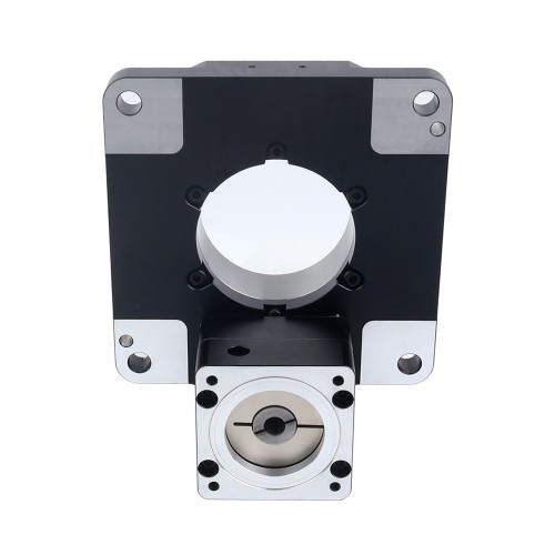 130 mm İçi Boş Döner Aktüatör Platformu Dişli Oranı 10:1 Boşluk 3 ark-min Nema 23 Adım Motoru için