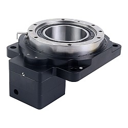 Nema 23 Adım Motoru için 130 mm İçi Boş Döner Aktüatör Platformu Dişli Oranı 18:1 Boşluk 3 ark-min