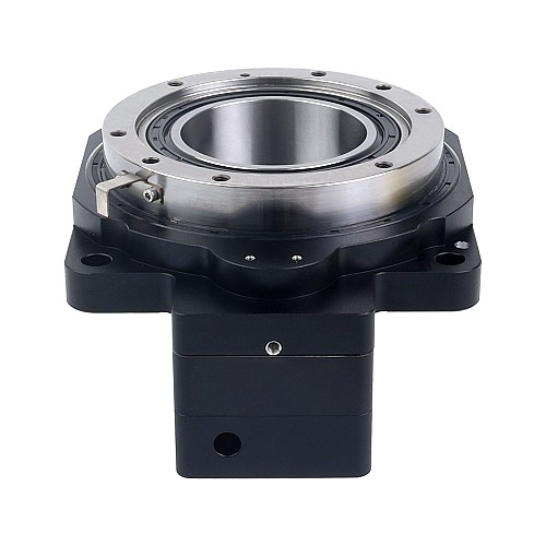 Nema 23 Adım Motoru için 130 mm İçi Boş Döner Aktüatör Platformu Dişli Oranı 18:1 Boşluk 3 ark-min Nema 23 Adım Motoru için 130 mm İçi Boş Döner Aktüatör Platformu Dişli Oranı 18:1 Boşluk 3 ark-min