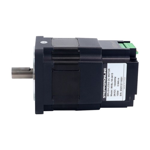 Nema 34 86x86x138mm Entegre Fırçasız DC Motor 100W 24V 1500RPM 0,64Nm 4,17A Sürücülü