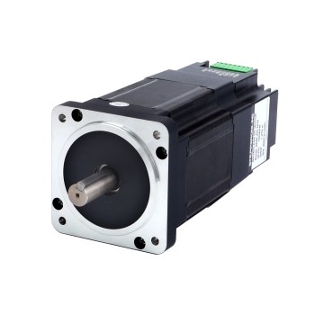 Nema 34 86x86x168mm Entegre Fırçasız DC Motor 200W 24V 1500RPM 1,27Nm 8,33A Sürücülü