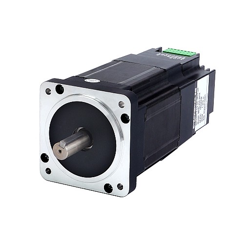 Nema 34 86x86x168mm Entegre Fırçasız DC Motor 200W 24V 1500RPM 1,27Nm 8,33A Sürücülü