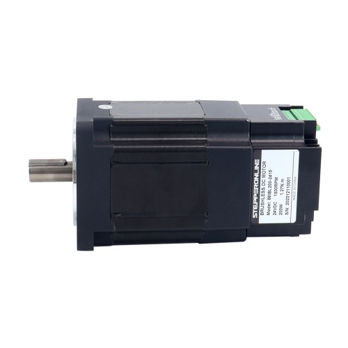 Nema 34 86x86x168mm Entegre Fırçasız DC Motor 200W 24V 1500RPM 1,27Nm 8,33A Sürücülü