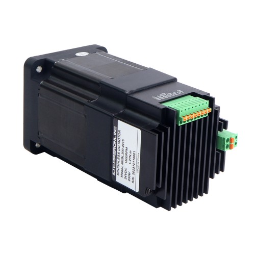 Nema 34 86x86x168mm Entegre Fırçasız DC Motor 200W 24V 1500RPM 1,27Nm 8,33A Sürücülü