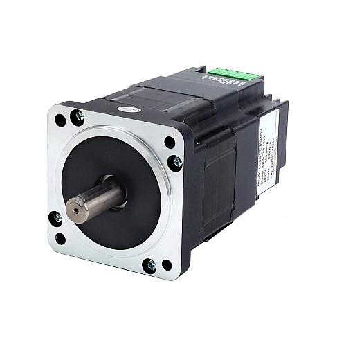 Nema 34 86x86x138mm Entegre Fırçasız DC Motor 200W 48V 3000RPM 0,64Nm 4,17A Sürücülü