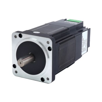 Nema 34 86x86x152mm Entegre Fırçasız DC Motor 400W 48V 3000RPM 1,27Nm 8,33A Sürücülü