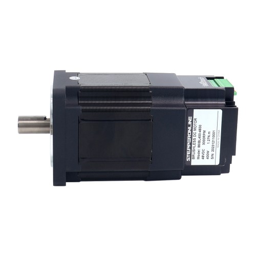 Nema 34 86x86x168mm Entegre Fırçasız DC Motor 400W 48V 3000RPM 1,27Nm 8,33A Sürücülü