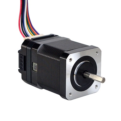 Nema 17 Entegre Adım Motoru 0,44 Nm (62,32 oz.in) ISC02 10-30 VDC Kontrol Ünitesiyle