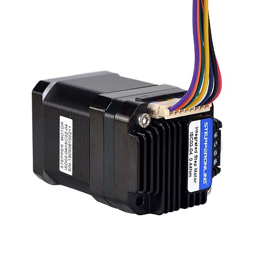 Nema 17 Entegre Adım Motoru 0,44 Nm (62,32 oz.in) ISC02 10-30 VDC Kontrol Ünitesiyle