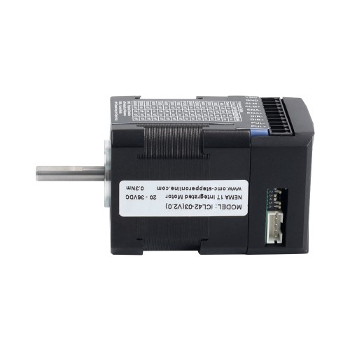 iCL Serisi NEMA 17 Entegre Kapalı Döngü Adım Motoru 0,3 Nm (42,48 oz.in) 20-36 VDC 14-bit Kodlayıcı ile