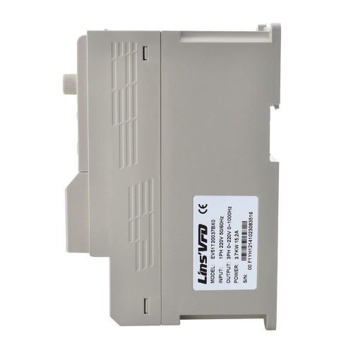 EV51 Serisi VFD 5HP 3.7KW 15.2A Tek/Üç Fazlı 220V CNC Mil Motoru Değişken Frekans Sürücüsü EV51 Serisi VFD 5HP 3.7KW 15.2A Tek/Üç Fazlı 220V CNC Mil Motoru Değişken Frekans Sürücüsü