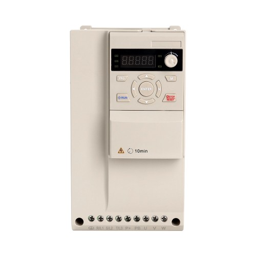 EV51 Serisi VFD 10HP 7.5KW 18A Üç Fazlı 380V CNC Mil Motoru Değişken Frekans Sürücüsü