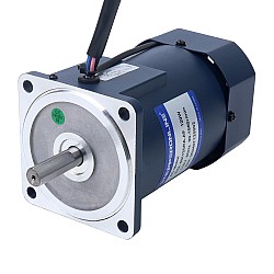 120W 110VAC 60Hz 90-1550RPM 0,72Nm (101,96oz.in) Flanşlı 90mm Tek Fazlı AC Değişken Hızlı Motor