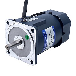 90W 110VAC 60Hz 90-1550RPM 0,54Nm (76,47oz.in) Flanşlı 90mm Tek Fazlı AC Değişken Hızlı Motor