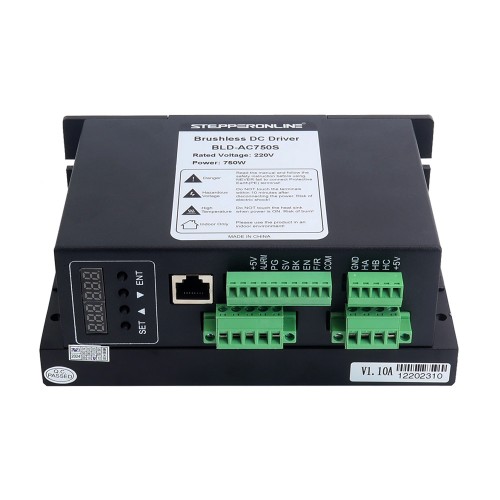 Dijital Fırçasız DC Motor Sürücüsü 110/220VAC Maks. 6.0A 750W