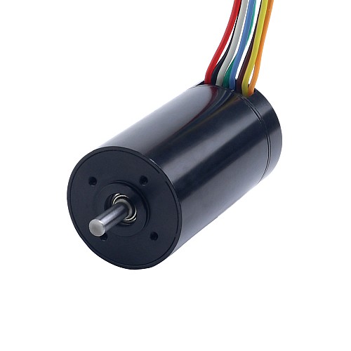 24V 45mNm 73.04W 3.9A Yuvarlak Ф30x56mm Fırçasız Çekirdeksiz Motor - 30CL56-24-P2-15500 | StepperOnline