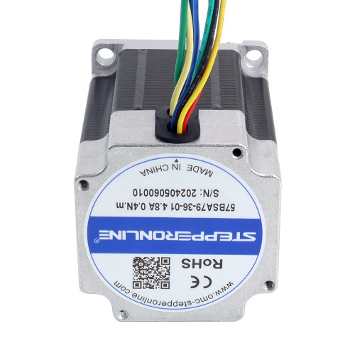 36V 3000RPM 0,4Nm 126W 4,80A 57x57x79mm Fırçasız DC Motor