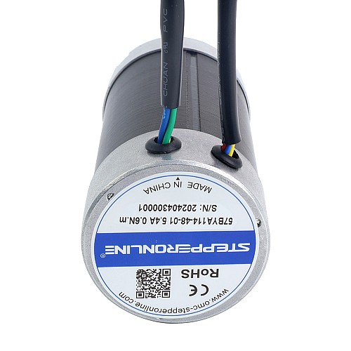 48V 3000RPM 0,6Nm 188W 5,40A Φ57x113,5mm Fırçasız DC Motor 48V 3000RPM 0,6Nm 188W 5,40A Φ57x113,5mm Fırçasız DC Motor