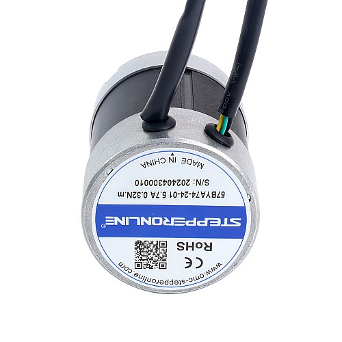 24V 3000RPM 0,32Nm 101W 5,70A Φ57x73,5mm Fırçasız DC Motor