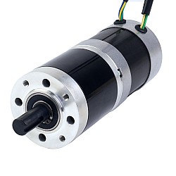 CN Satışta - 24V 101W Yuvarlak Dişli Fırçasız DC Motor 20.00Nm (2832.23oz.in) 100:1 Yuvarlak Planet Dişli Kutusu