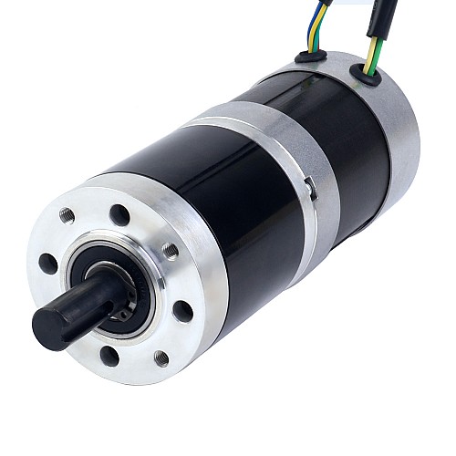 24V 101W Yuvarlak Dişli Fırçasız DC Motor 20.00Nm (2832.23oz.in) 100:1 Yuvarlak Planet Dişli Kutusu - 57BYA74-24-01-PG100 | StepperOnline