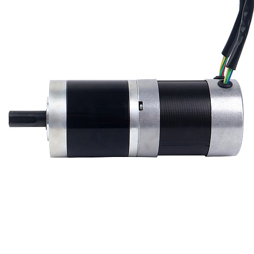24V 101W Yuvarlak Dişli Fırçasız DC Motor 20.00Nm (2832.23oz.in) 100:1 Yuvarlak Planet Dişli Kutusu - 57BYA74-24-01-PG100 | StepperOnline