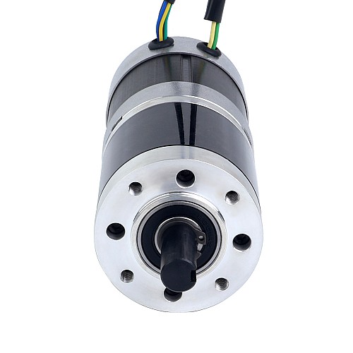 24V 101W Yuvarlak Dişli Fırçasız DC Motor 20.00Nm (2832.23oz.in) 100:1 Yuvarlak Planet Dişli Kutusu - 57BYA74-24-01-PG100 | StepperOnline