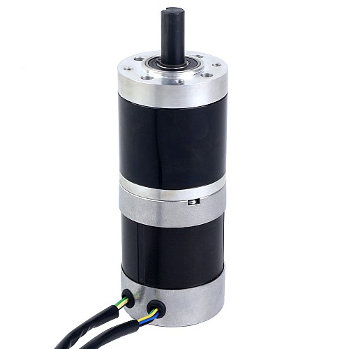 24V 101W Yuvarlak Dişli Fırçasız DC Motor 20.00Nm (2832.23oz.in) 100:1 Yuvarlak Planet Dişli Kutusu - 57BYA74-24-01-PG100 | StepperOnline