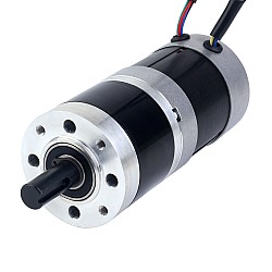 24V 101W Yuvarlak Dişli Fırçasız DC Motor 6,90Nm (977,12oz.in) 27:1 Yuvarlak Planet Dişli Kutusu